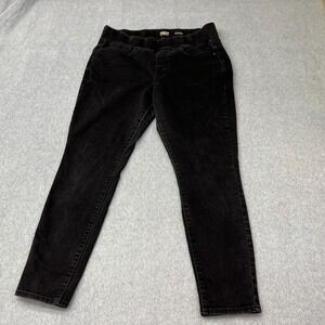 Levi's Pants Womens 12S 31X28 Signature Pull-On Skinny Black Denim Goth Grunge